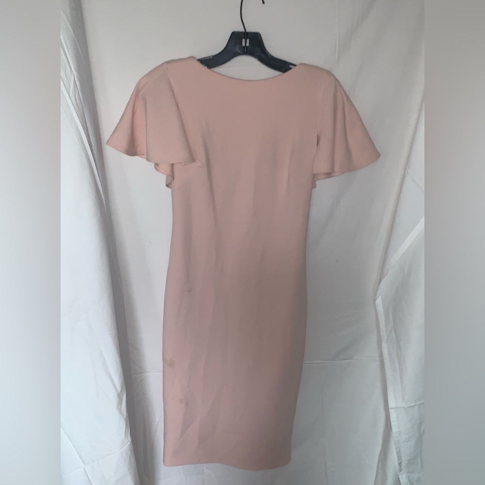 Pink Calvin Klein Midi Bodycon Dress
